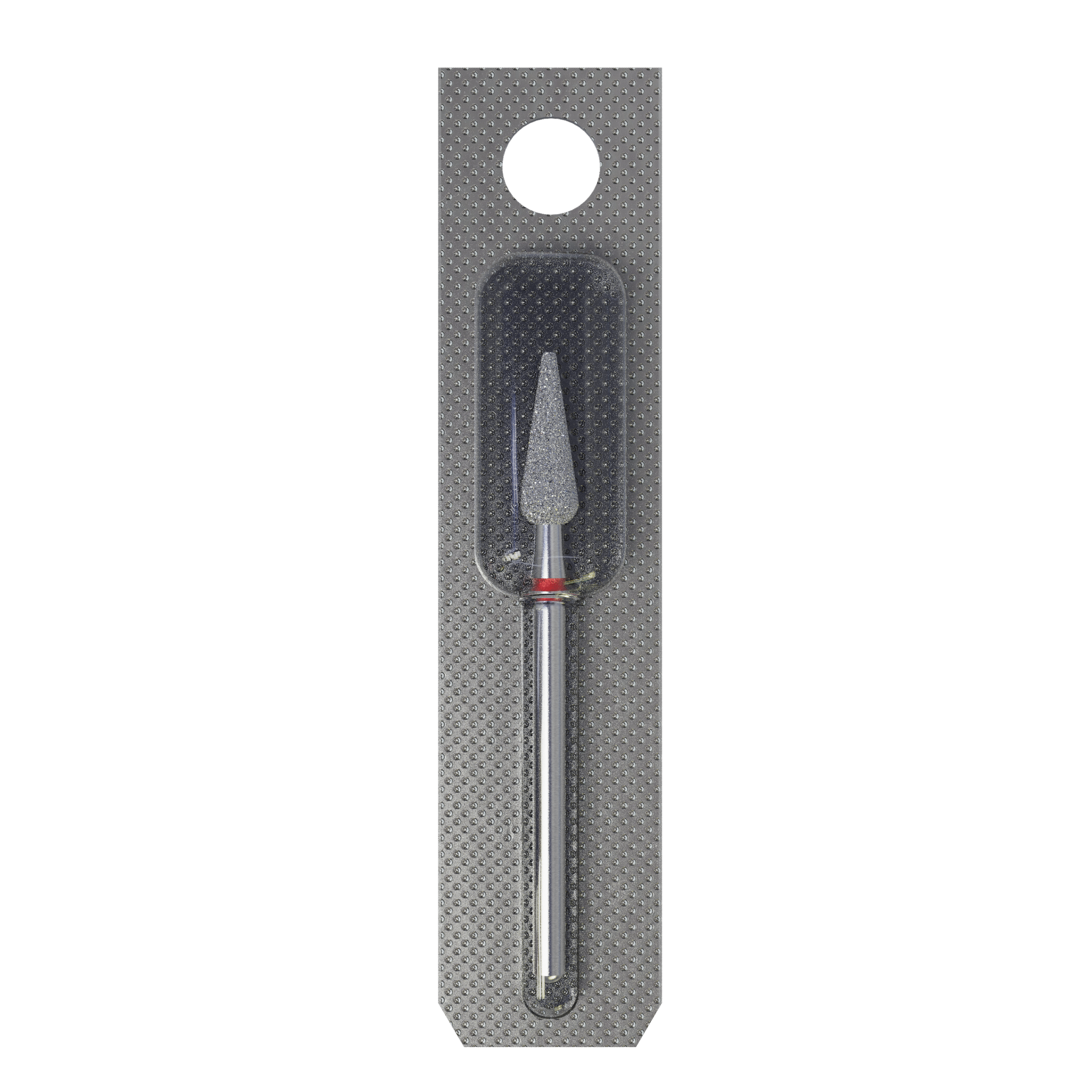 Diamond Nail Drill Bit Pointed Pear Red (FA100RO40/12) 4 Diamond Nail Drill Bit Pointed Pear Red (FA100RO40/12)