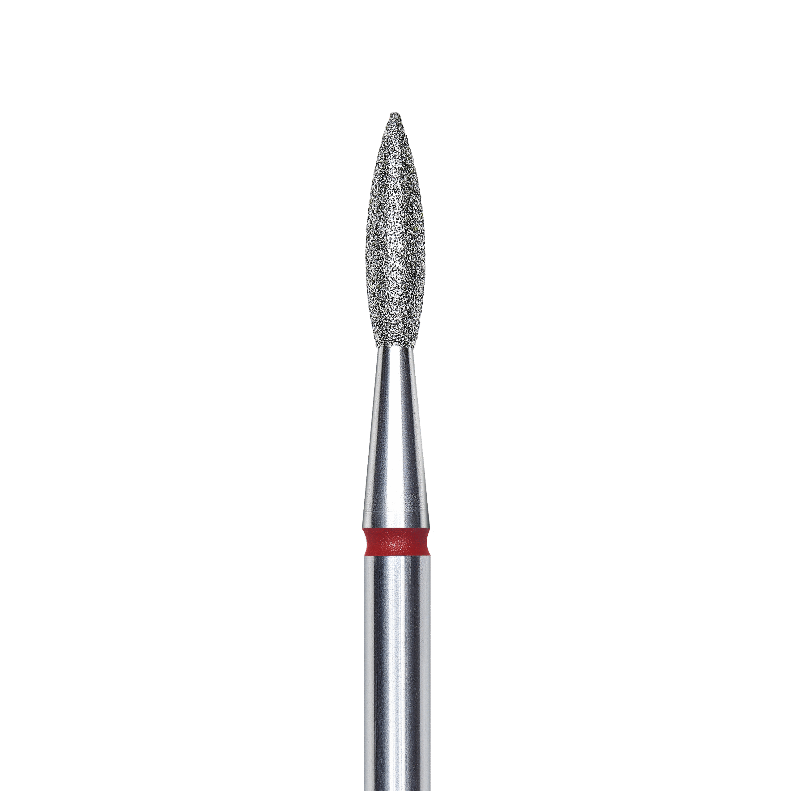 Pointed Flame Red Diamond Drill Bit (FA11RO21/8) 3 Pointed Flame Red Diamond Drill Bit (FA11RO21/8)