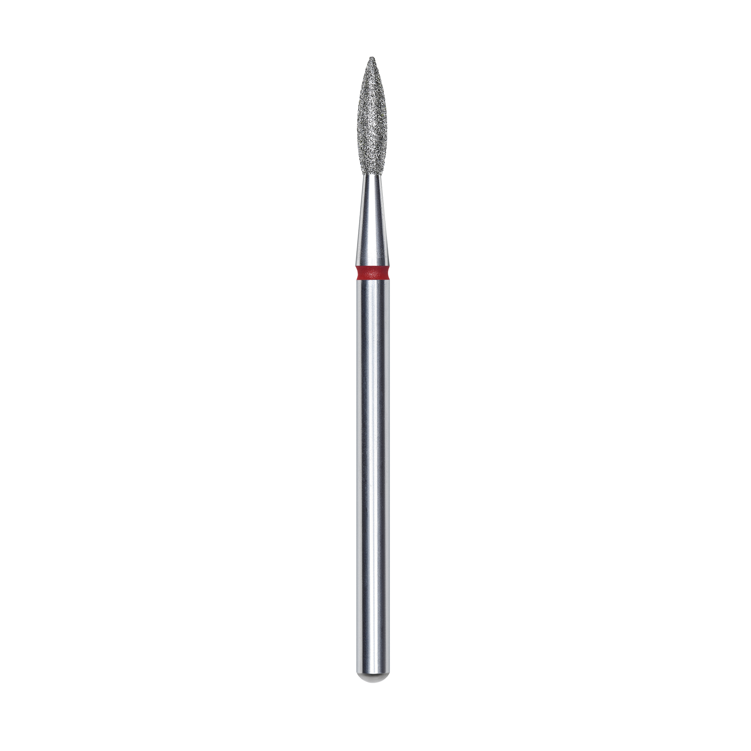 Pointed Flame Red Diamond Drill Bit (FA11RO21/8) 1 Pointed Flame Red Diamond Drill Bit (FA11RO21/8)