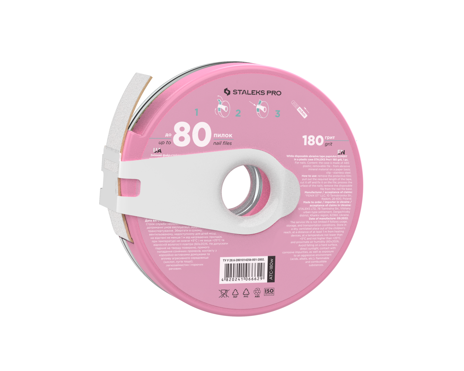 Disposable White Abrasive Tap Parpam Expert 180 Grit (ATC-180W) 1 Disposable White Abrasive Tap Parpam Expert 180 Grit (ATC-180W)