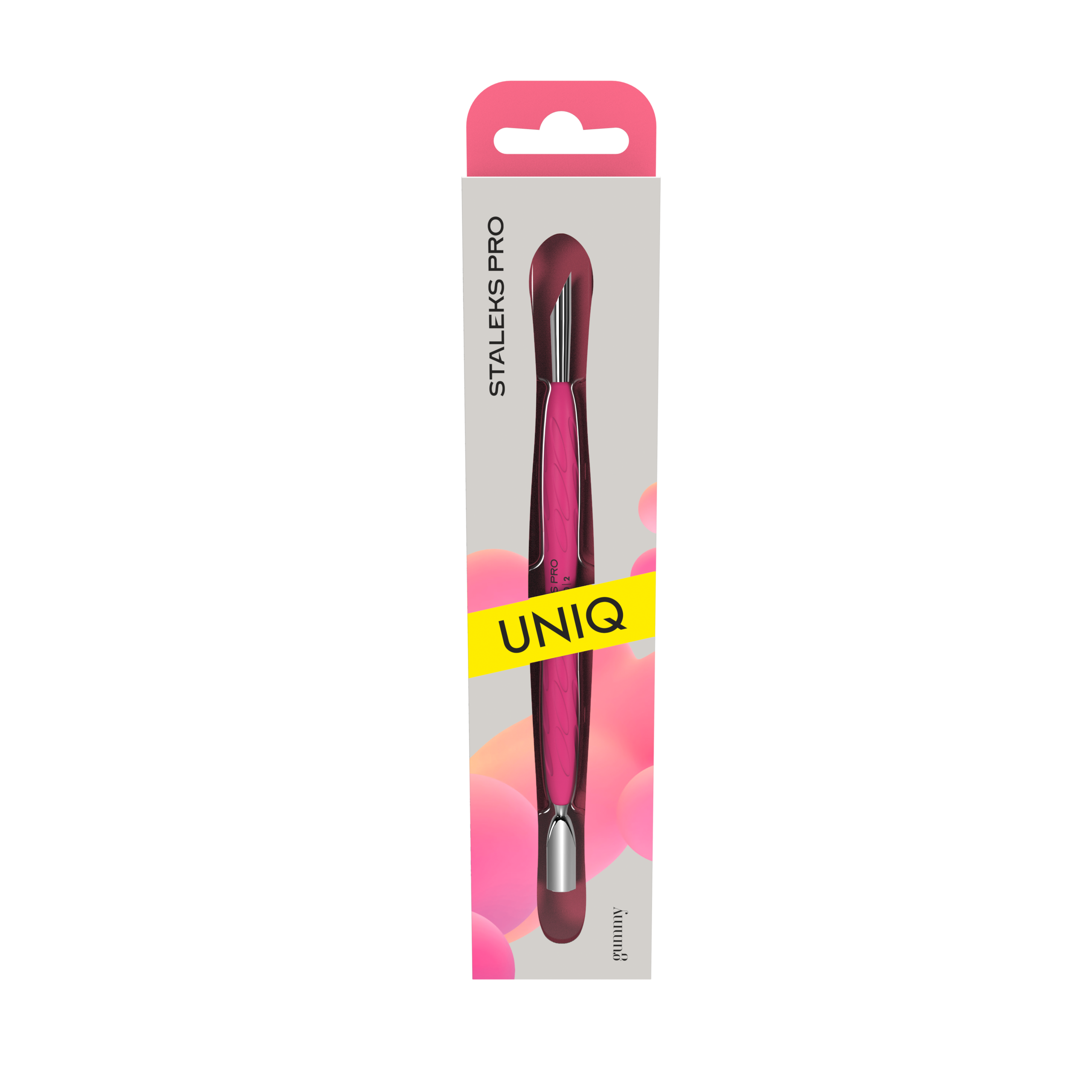 Gummy Manicure/Pedicure Pusher Uniq 10 (PQ-10-2) 3 Gummy Manicure/Pedicure Pusher Uniq 10 (PQ-10-2)