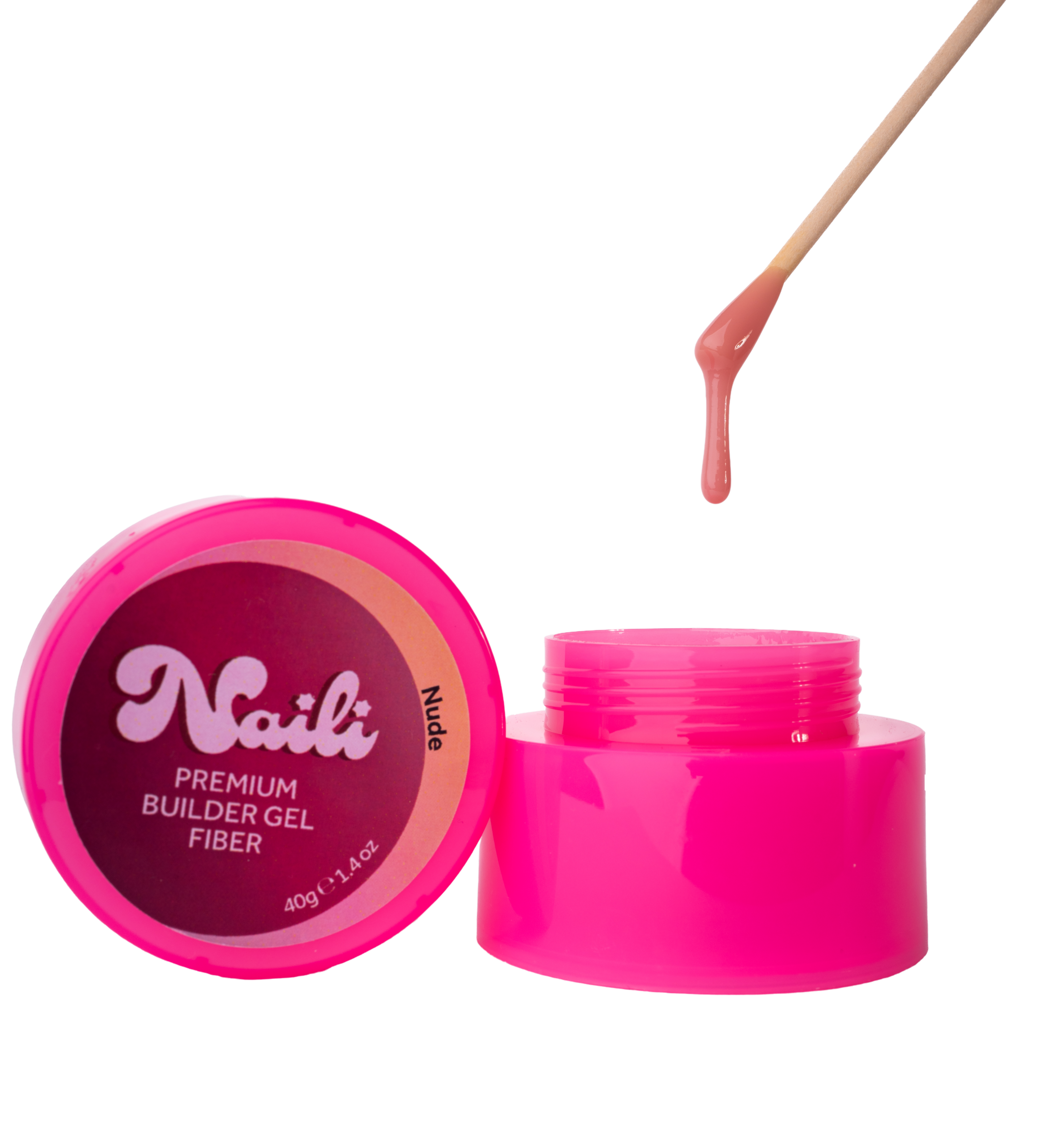naili fiber gel pink