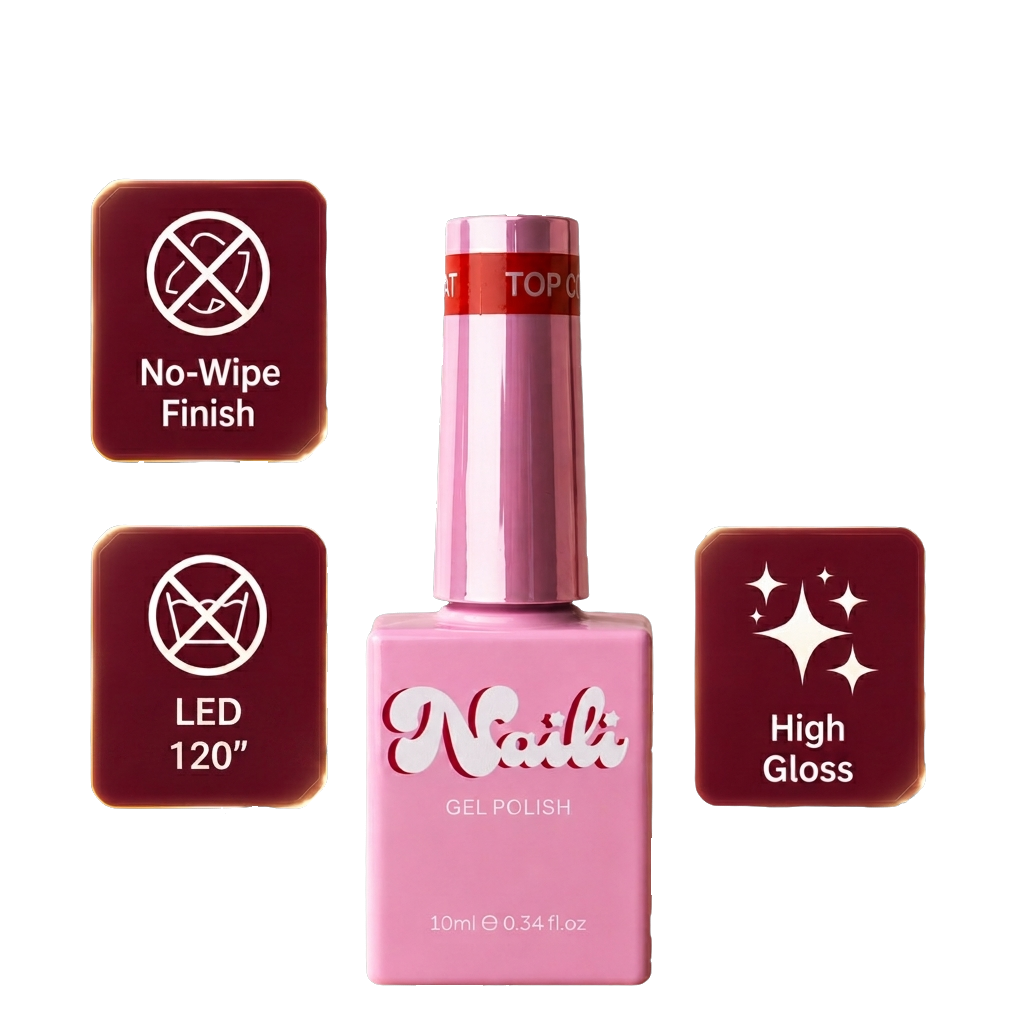 Top Coat No Wipe 10ml Naili