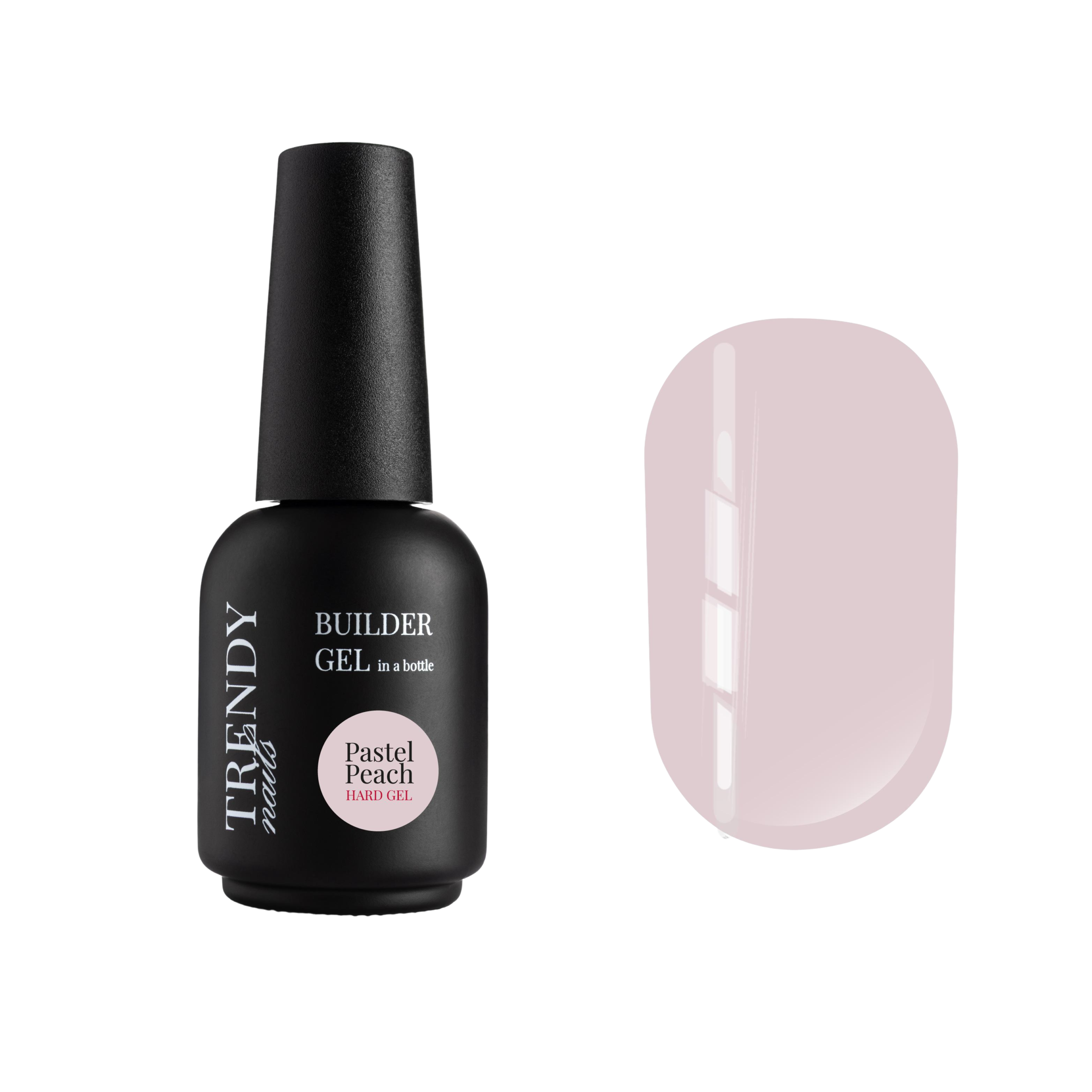 Builder Gel in a bottle Hard Gel Pastel Peach