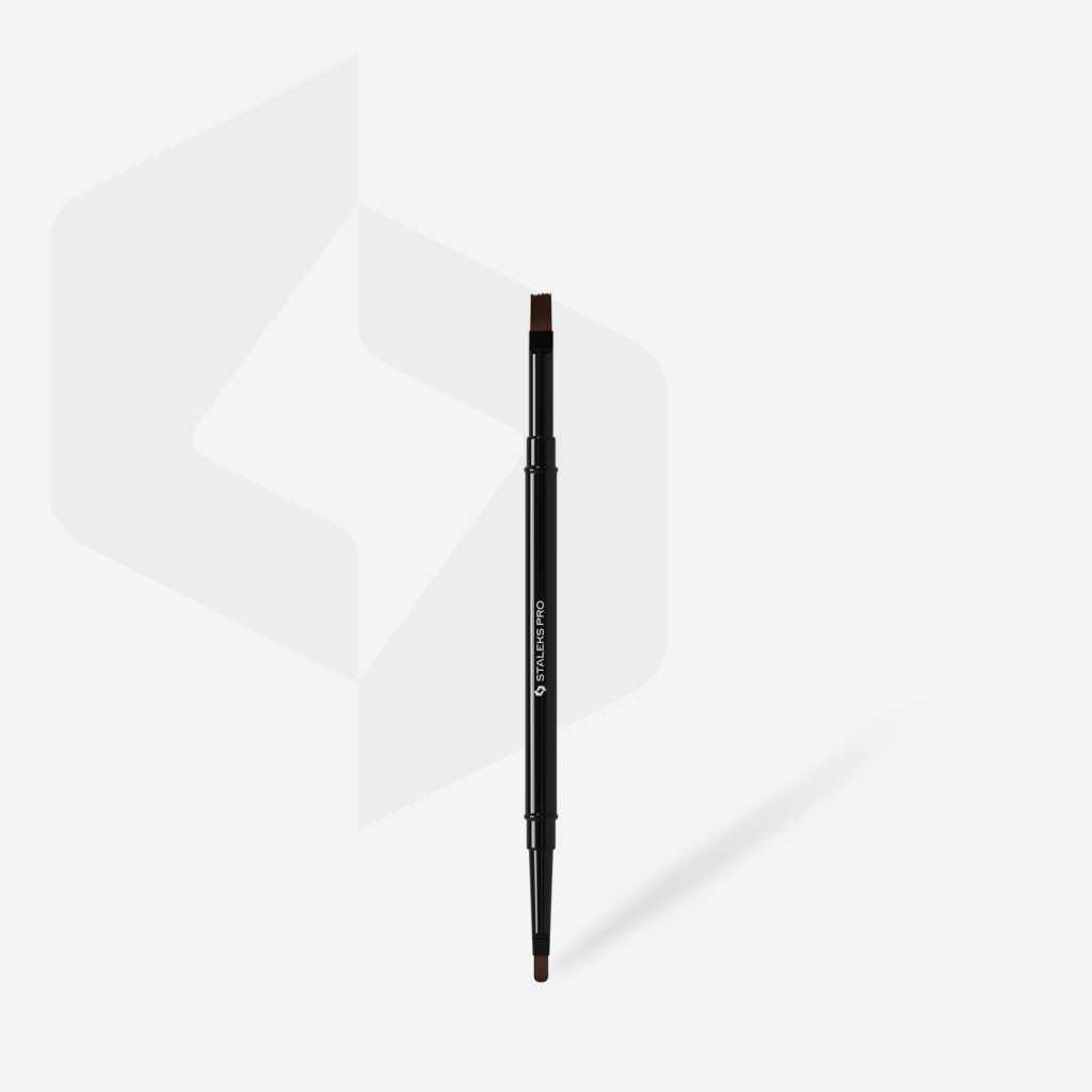 Staleks Expert 04 08 διπλό πινέλο gel 7mm gel 11mm (2)