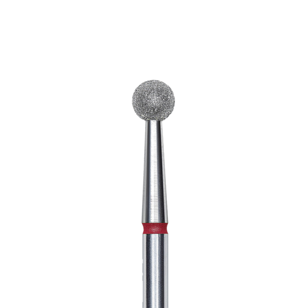 Staleks Expert διαμαντόφρεζα μπάλα κόκκινη 4mm FA01R040